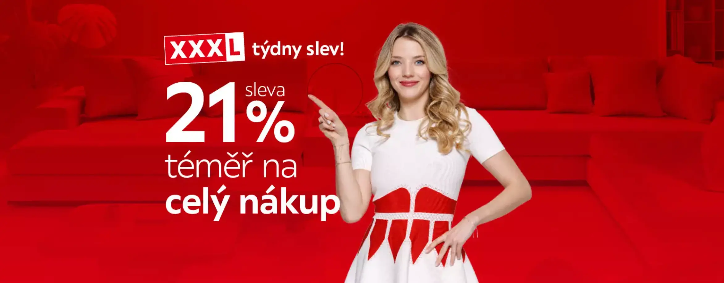 Sleva 21% na nákup v XXXLutz